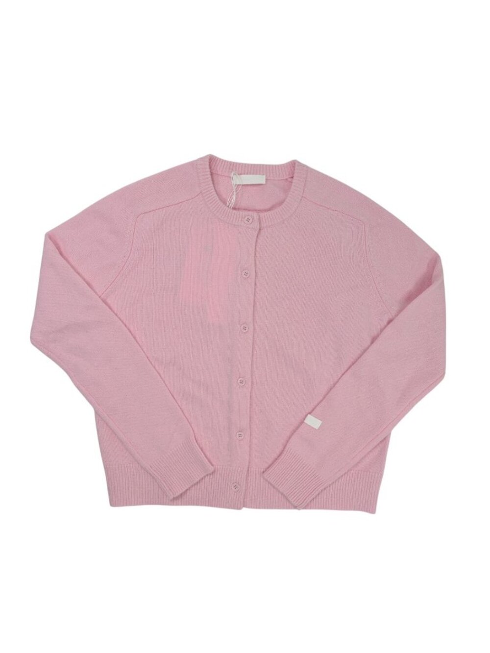 An Action a Day Pure Wool Substantial Cardigan in Sakura Pink